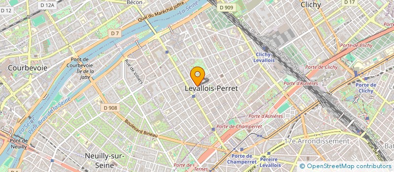 localisation de l'entreprise DOMUS LEVALLOIS à LEVALLOIS-PERRET