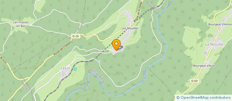 localisation de l'entreprise DOMUS LEZATUS  HAUTS DE BIENNE