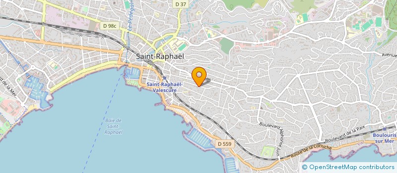 localisation de l'entreprise DOMUS LH à SAINT-RAPHAEL