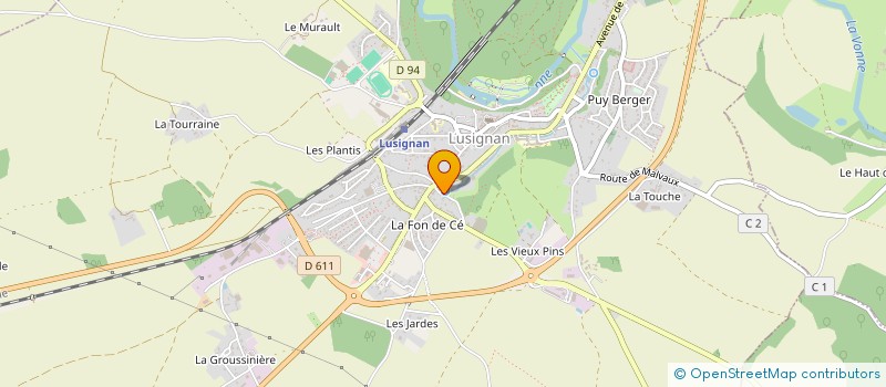 localisation de l'entreprise DOMUS LONGWOOD  LUSIGNAN