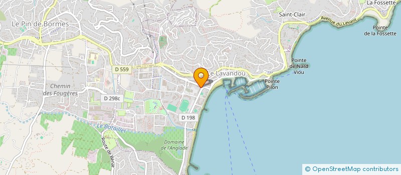 localisation de l'entreprise DOMUS MED à LE LAVANDOU
