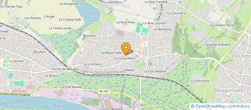 localisation de l'entreprise DOMUS OUEST  COUERON