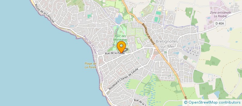 localisation de l'entreprise DOMUS P&P  BRETIGNOLLES-SUR-MER