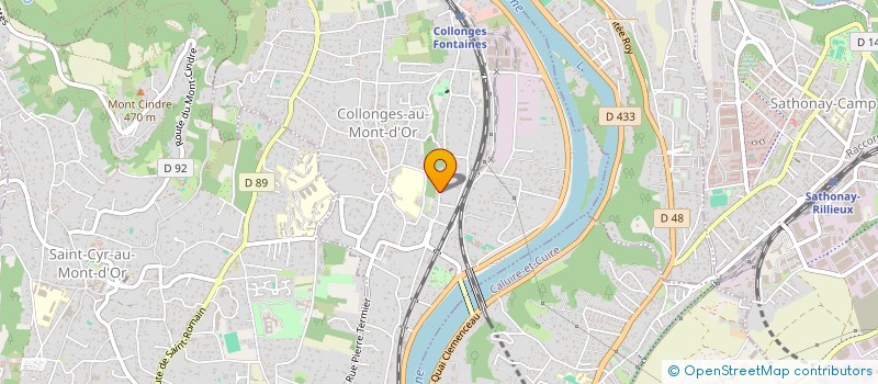 localisation de l'entreprise DOMUS SPEI  COLLONGES-AU-MONT-D'OR