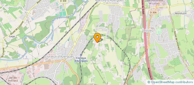 localisation de l'entreprise DOMUS SR2G  MARCILLY-D'AZERGUES