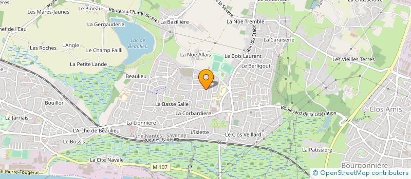 localisation de l'entreprise DOMUS TP à COUERON