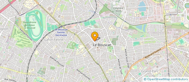 localisation de l'entreprise DOMUS VITAM à LE BOUSCAT