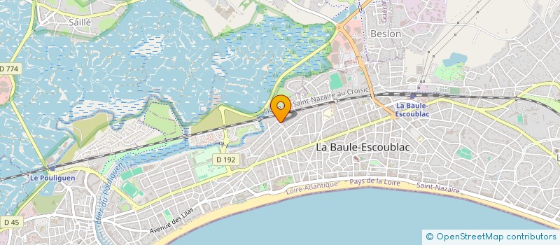 localisation de l'entreprise DOMUS VIVENDI GIRONDE à LA BAULE-ESCOUBLAC