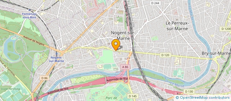 localisation de l'entreprise DOMUS7 NEUILLY à NOGENT-SUR-MARNE