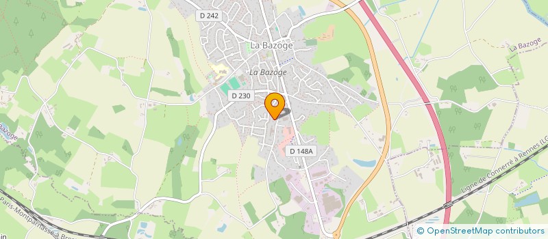localisation de l'entreprise DOMVALGUY BOY  LA BAZOGE