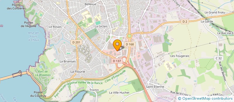 localisation de l'entreprise DOMY-CASH à SAINT-MALO