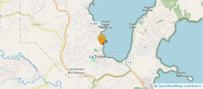 localisation de l'entreprise DOMY'SYL à LA TRINITE