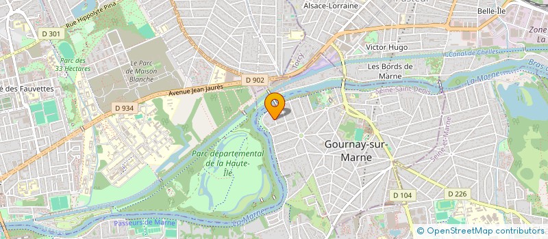 localisation de l'entreprise DOMYNOO AIDE A DOMICILE à GOURNAY-SUR-MARNE