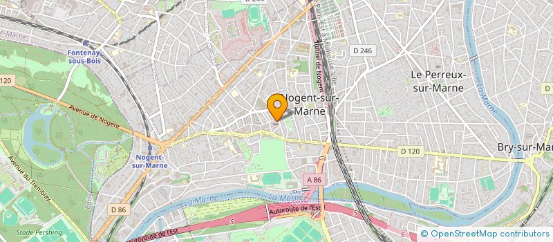 localisation de l'entreprise DON'ART  NOGENT-SUR-MARNE