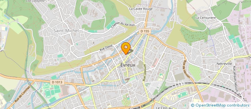 localisation de l'entreprise DON'BARBER à EVREUX