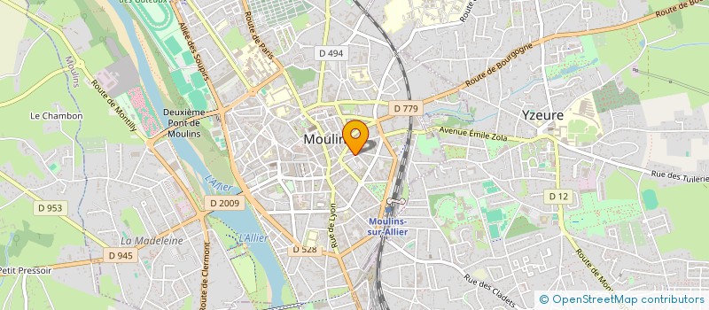 localisation de l'entreprise DON CAM SDM à MOULINS