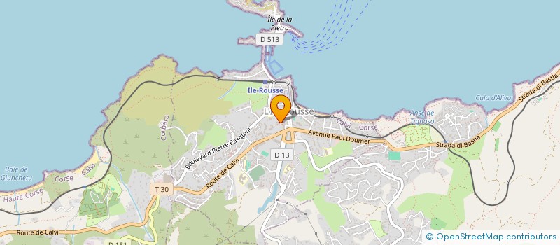 localisation de l'entreprise DON D'OVOCYTES, SPERMATOZOIDES UN ESPOIR à L'ILE-ROUSSE