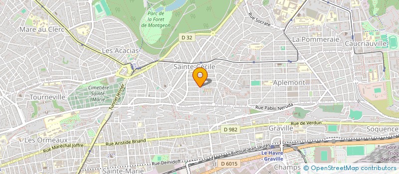 localisation de l'entreprise DON DE FORCE  LE HAVRE