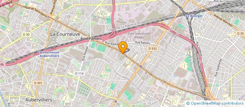 localisation de l'entreprise DON DI à LA COURNEUVE