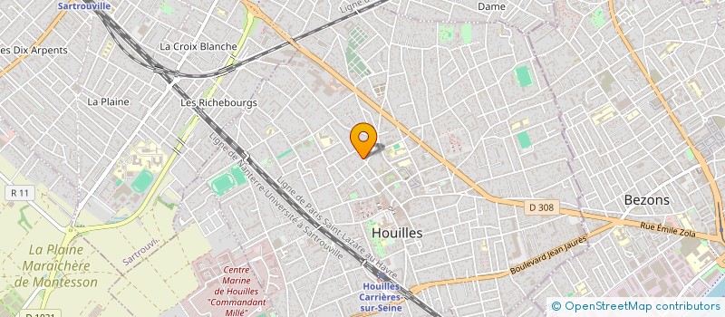 localisation de l'entreprise DON DIEGO à HOUILLES