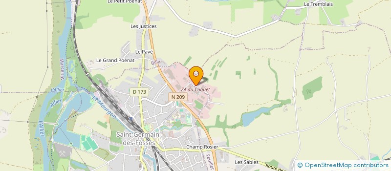 localisation de l'entreprise DON FOSTER à SEUILLET