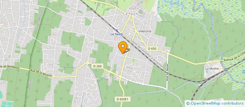 localisation de l'entreprise DON GILLOU  LE TEICH