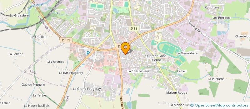 localisation de l'entreprise DON JIGI  VITRE