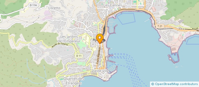 localisation de l'entreprise DON-LOUIS PROJECT à AJACCIO