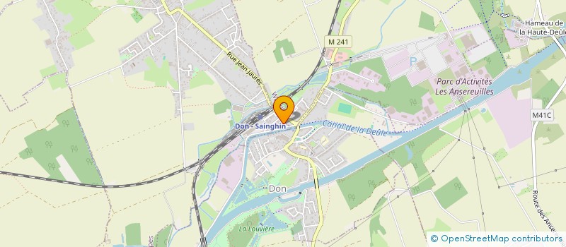 localisation de l'entreprise DON MATERIAUX à SAINGHIN-EN-WEPPES