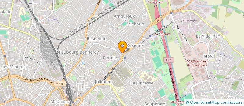 localisation de l'entreprise DON'PIZZA à TOULOUSE