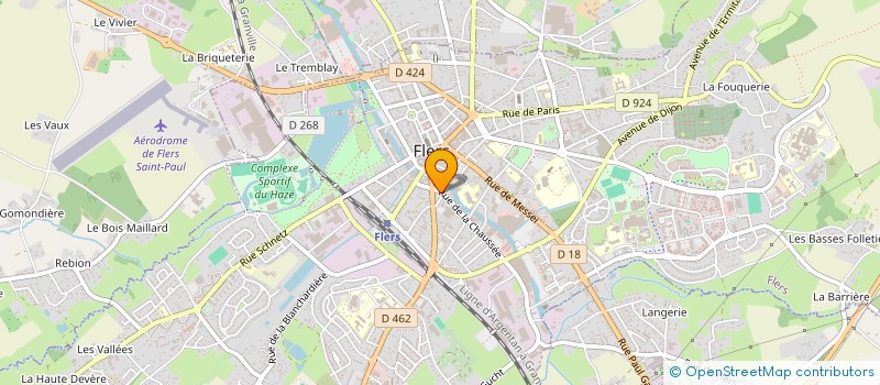 localisation de l'entreprise DON QUICHOTTE  FLERS