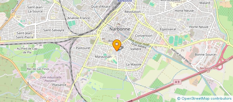 localisation de l'entreprise DON QUICHOTTE IMMOBILIER  NARBONNE