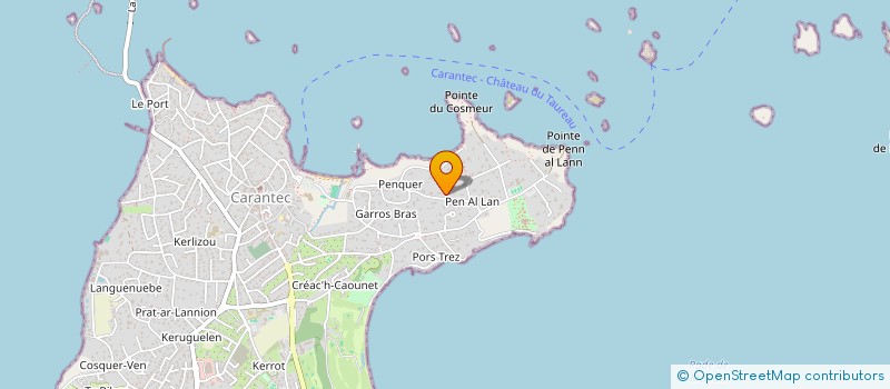 localisation de l'entreprise DON'T PUSH ME  CARANTEC