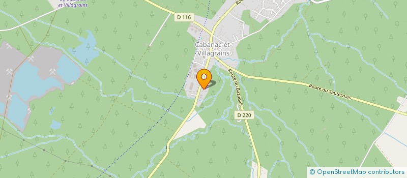 localisation de l'entreprise DON'T TOUCH  CABANAC-ET-VILLAGRAINS