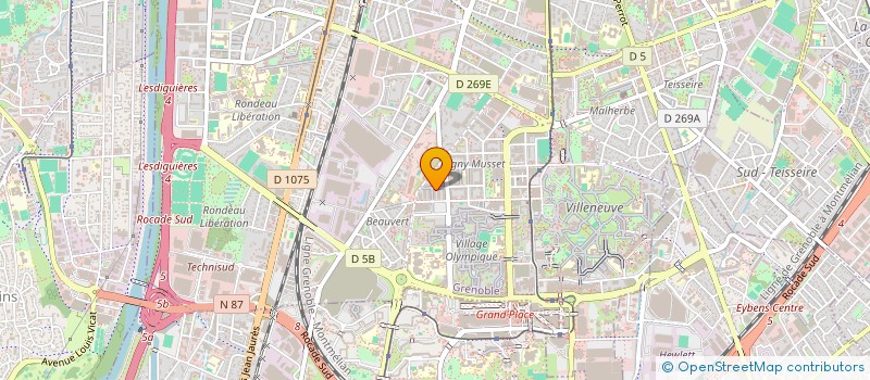 localisation de l'entreprise DON'T WORRY à GRENOBLE