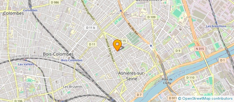 localisation de l'entreprise DON'T WORRY BE ZEN  ASNIERES-SUR-SEINE