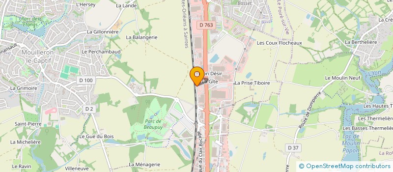 localisation de l'entreprise DON TP à MOUILLERON-LE-CAPTIF