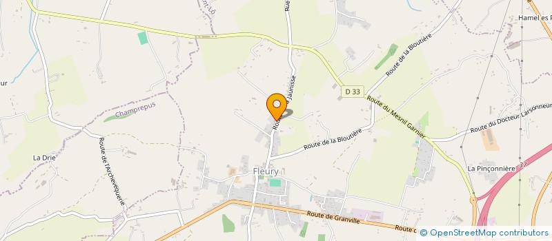 localisation de l'entreprise DON VIVANT  FLEURY