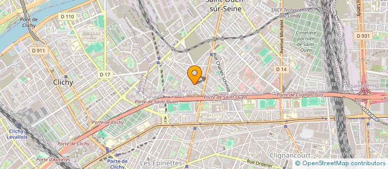 localisation de l'entreprise DONA à SAINT-OUEN-SUR-SEINE