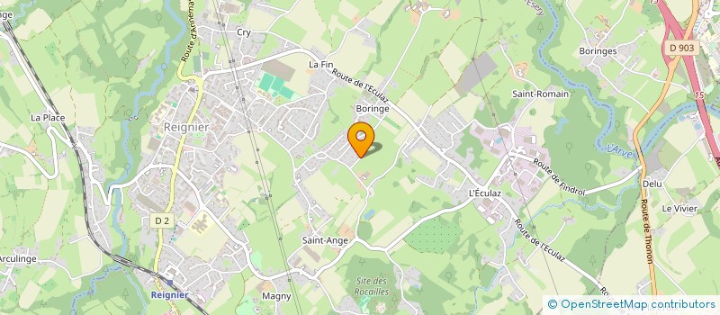 localisation de l'entreprise DONA à REIGNIER-ESERY