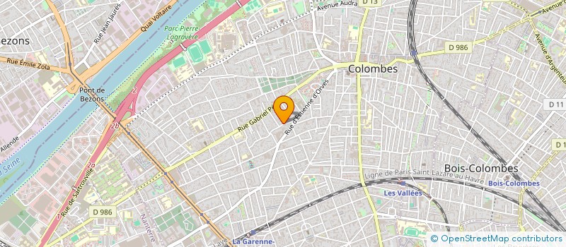 localisation de l'entreprise DONA  COLOMBES