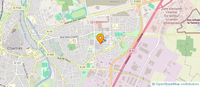 localisation de l'entreprise DONA ASSOCIATION à CHARTRES