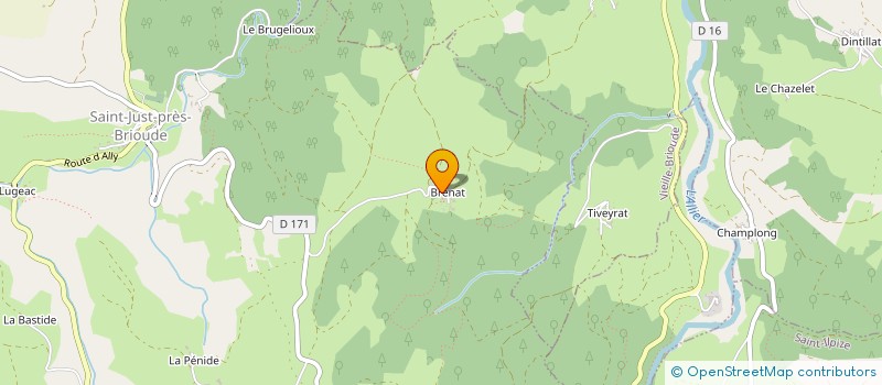 localisation de l'entreprise DONA CILLENIA  SAINT-JUST-PRES-BRIOUDE