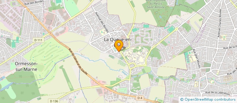 localisation de l'entreprise DONA & DONI  LA QUEUE-EN-BRIE