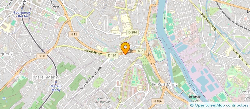 localisation de l'entreprise DONA IMMO  LE PECQ