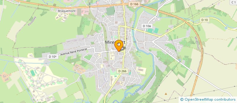 localisation de l'entreprise DONADEI  MIRECOURT