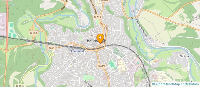 localisation de l'entreprise DONADEL ET FILS à CHAUMONT