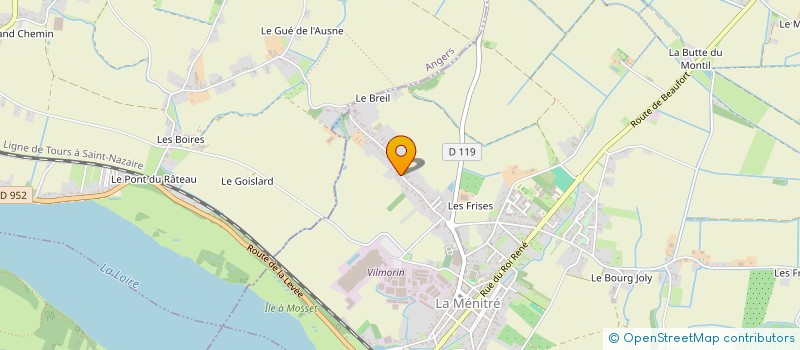 localisation de l'entreprise DONADIEU DECORATION  LES BOIS D'ANJOU