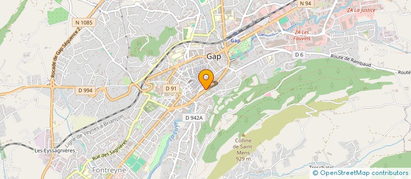localisation de l'entreprise DONADIEU ET FILS à GAP