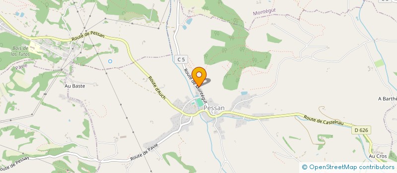 localisation de l'entreprise DONAER PATRIMOINE  PESSAN